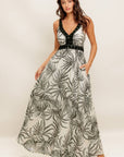The Calandra Tropical Maxi Dress