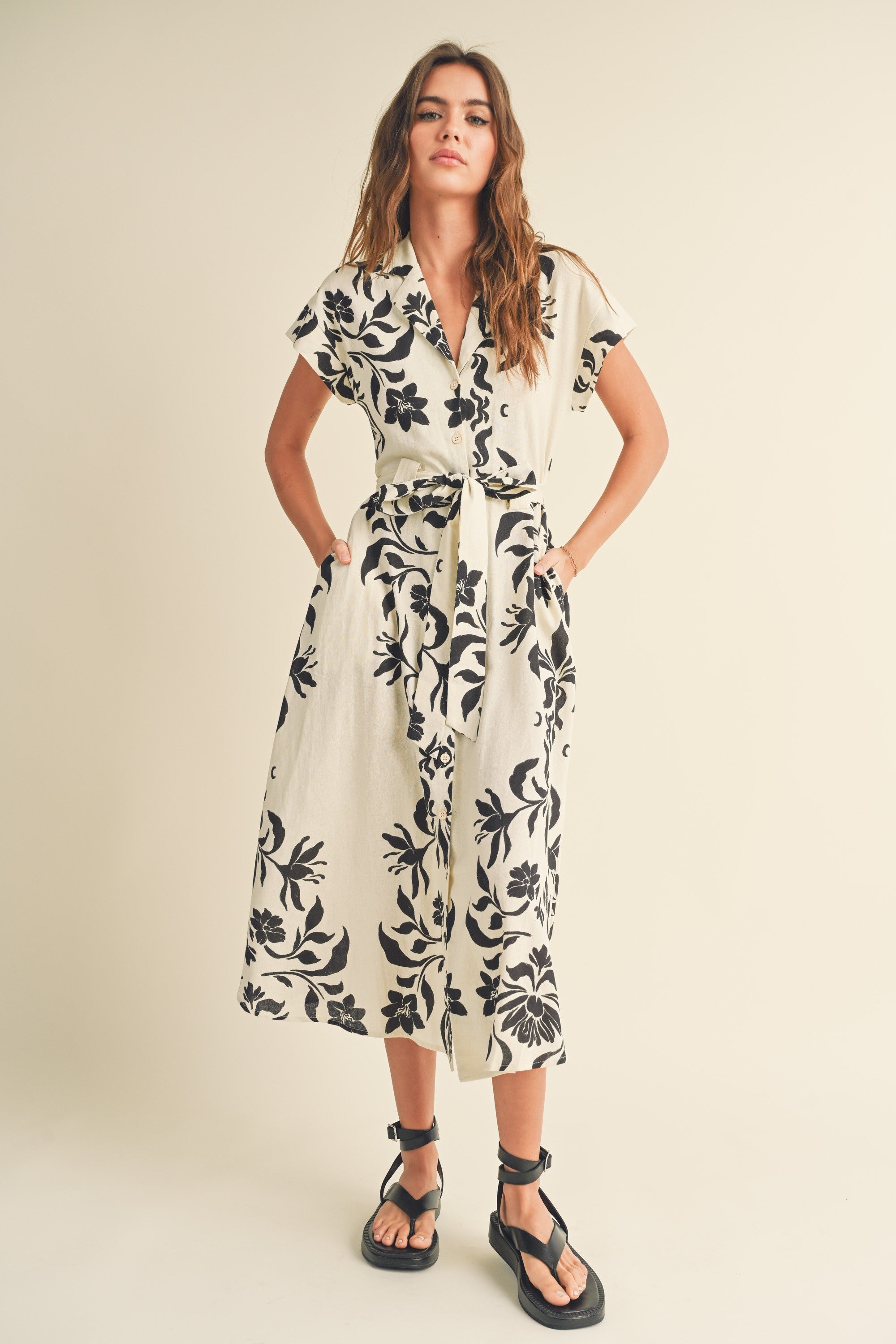 The Calista Button Down Flare Dress Thread + Seed The Calista Button Down Flare Dress Thread + Seed