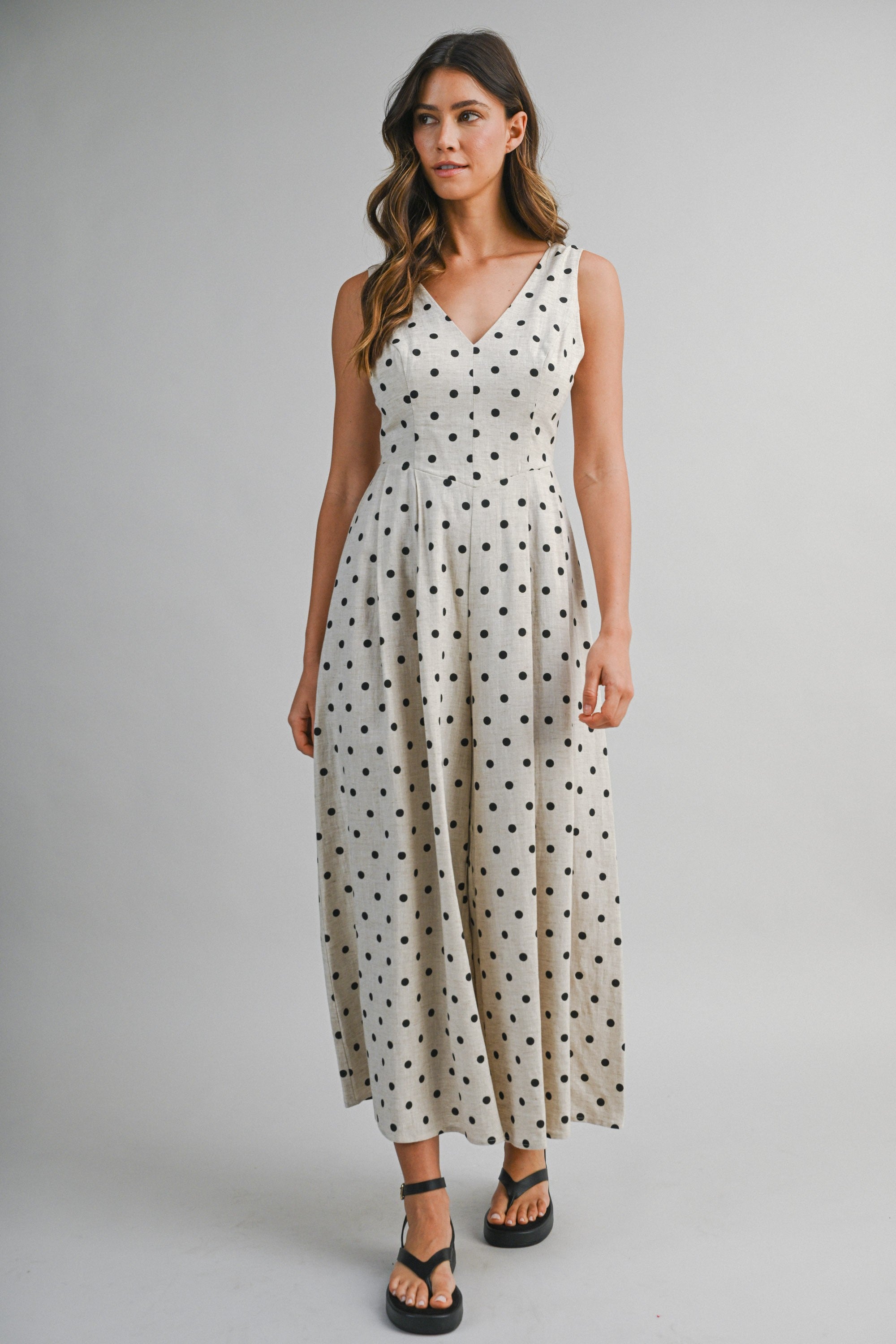The Calliope Polka Dot Jumpsuit