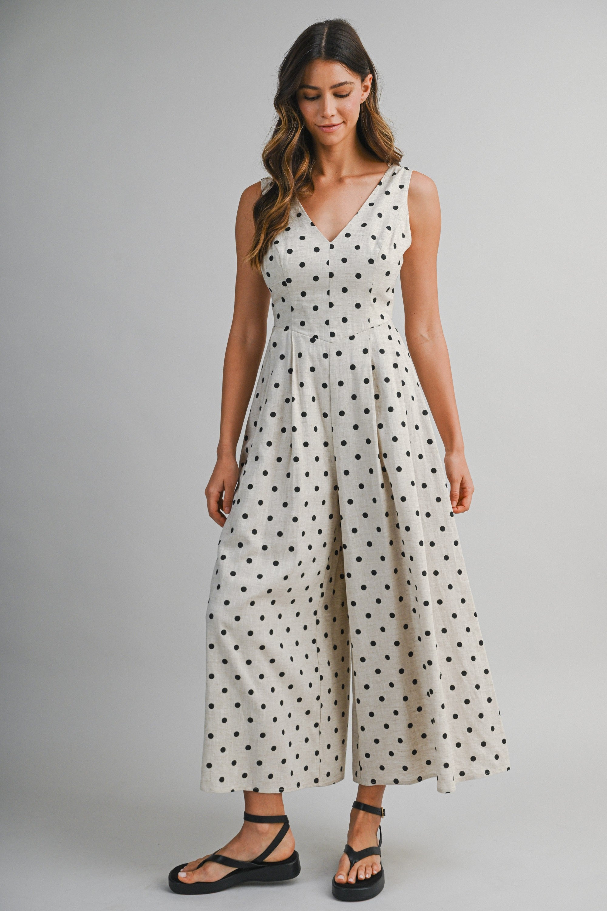 The Calliope Polka Dot Jumpsuit