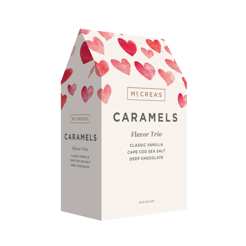 The Hugs & Kisses Gable Box Flavor Trio by McCrea's Candies – Thread + Seed