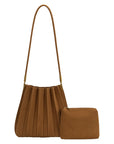 The Carrie Vegan Suede Shoulder Bag