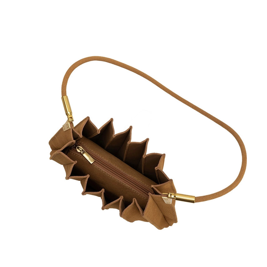 The Carrie Vegan Suede Shoulder Bag