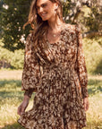 The Cassia Floral Smocked Mini Dress