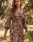 The Cassia Floral Smocked Mini Dress