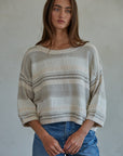 The Cecelia Striped Sweater Top