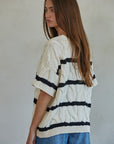 The Ceinwen Striped Sweater Top