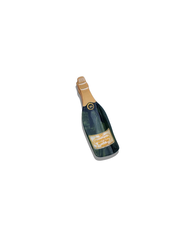 The Hand-Painted Champagne Claw Clip