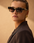 The Aurora Milky Tortoise Acetate Cat Eye Sunglasses