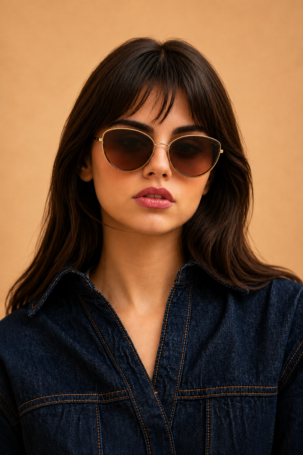 The Luna Emerald Green Acetate Cat Eye Sunglasses