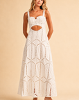 The Bellara Embroidered Cutout Dress
