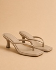 The Misha Nude Strappy Heel Sandal