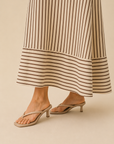 The Misha Nude Strappy Heel Sandal