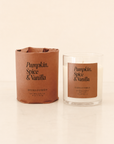 The Pumpkin, Spice & Vanilla Candle by Heirloomed Collection