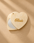 The Hand-Painted Bride Compact Mirror