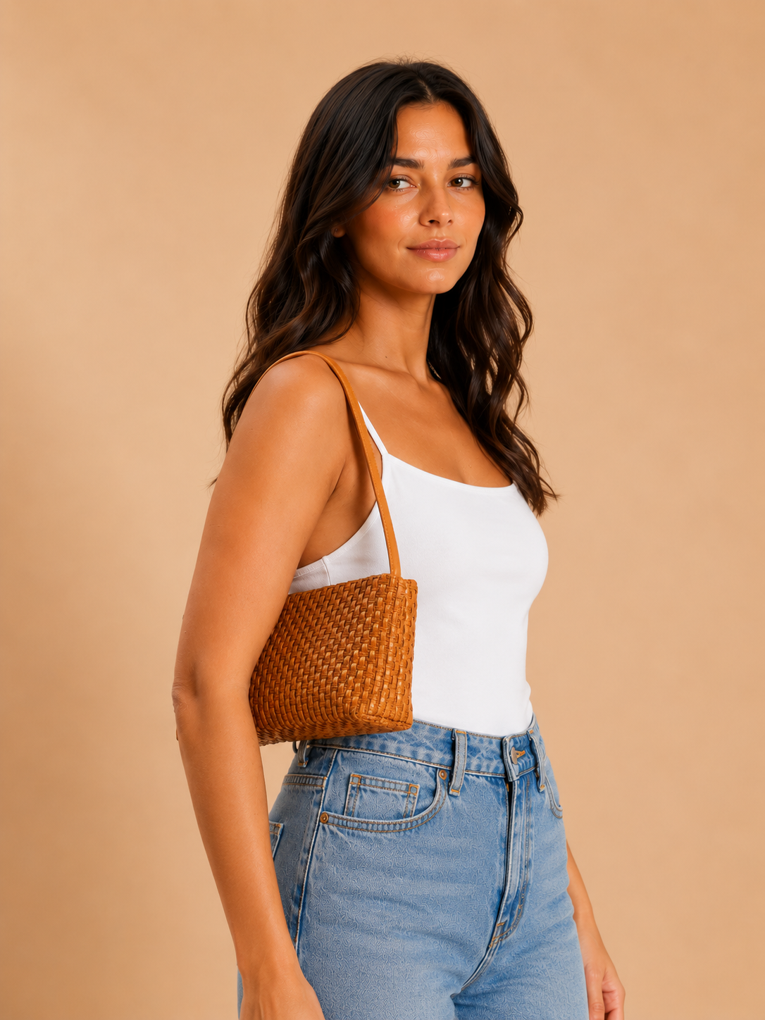 The Orla Woven Shoulder Bag