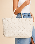 The Colette Woven Tote Bag