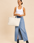 The Colette Woven Tote Bag