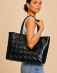 The Colette Woven Tote Bag
