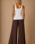 The Amara Chocolate Smocked Pants