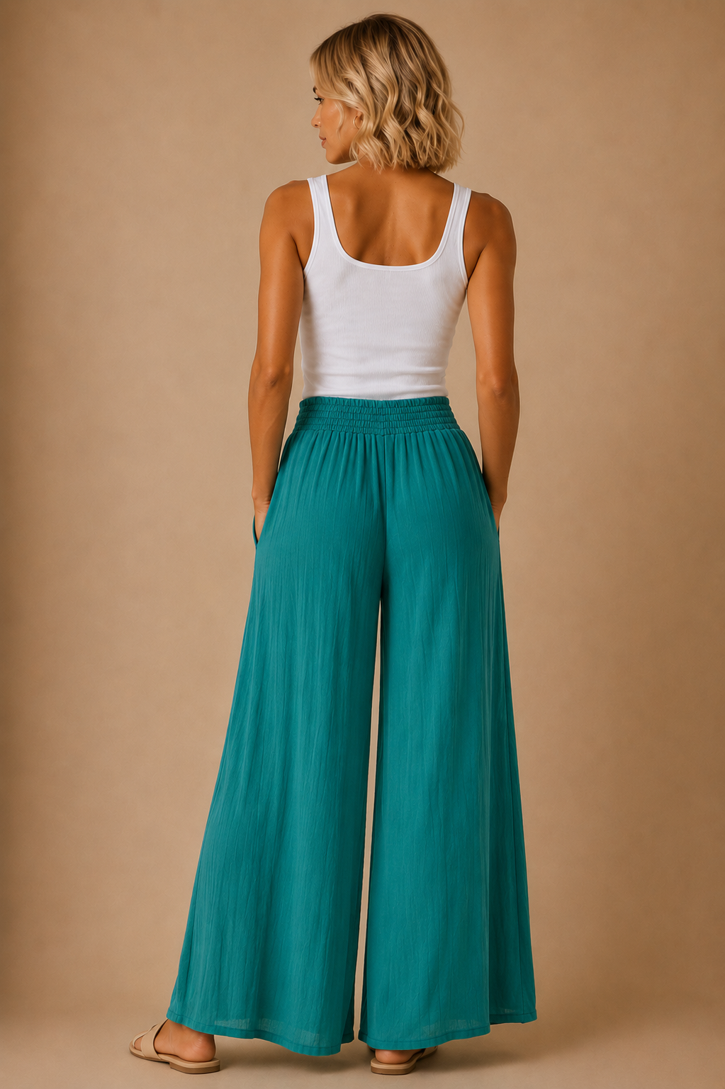 The Amara Balsam Smocked Pants