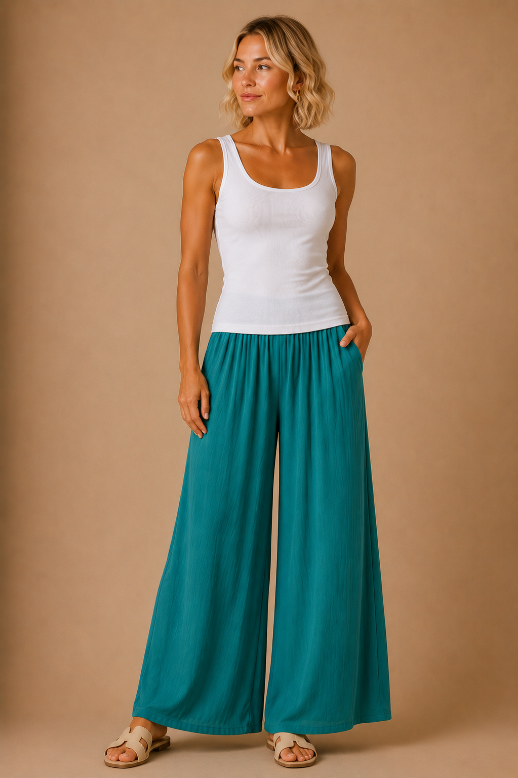 The Amara Balsam Smocked Pants