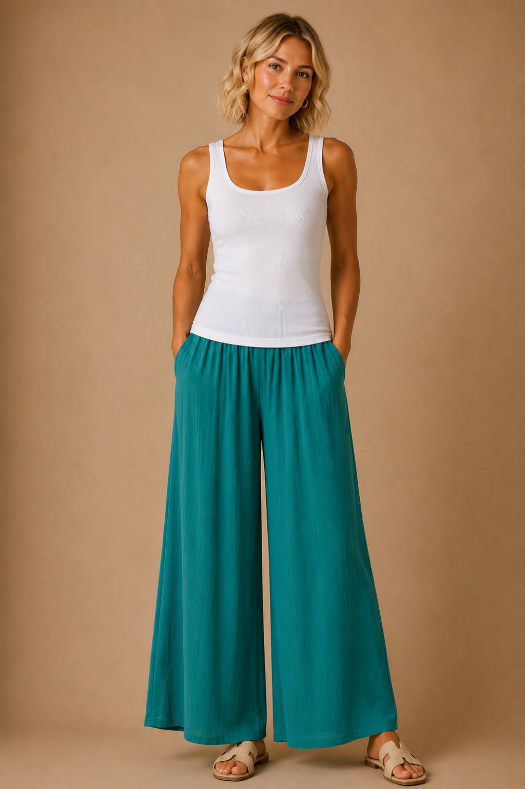 The Amara Balsam Smocked Pants