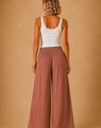 The Amara Nutshell Smocked Pants