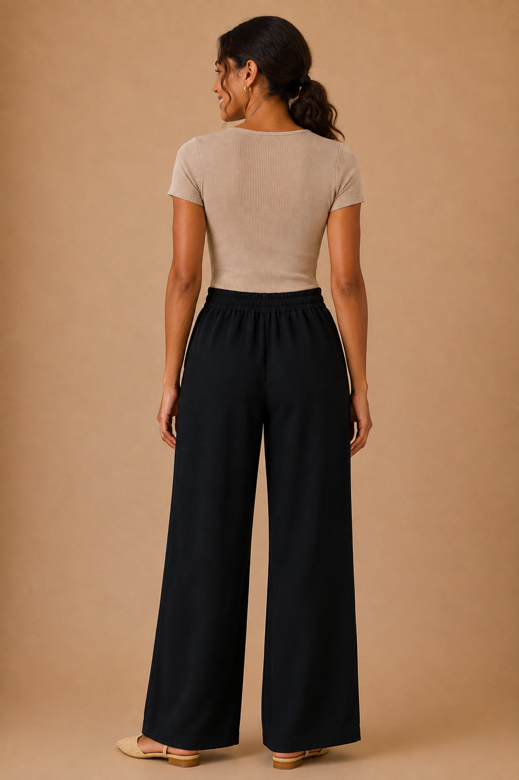 The Kieran Black Linen Utility Pants