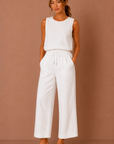 The Kit Linen Top + Pant Set - Sold Separately