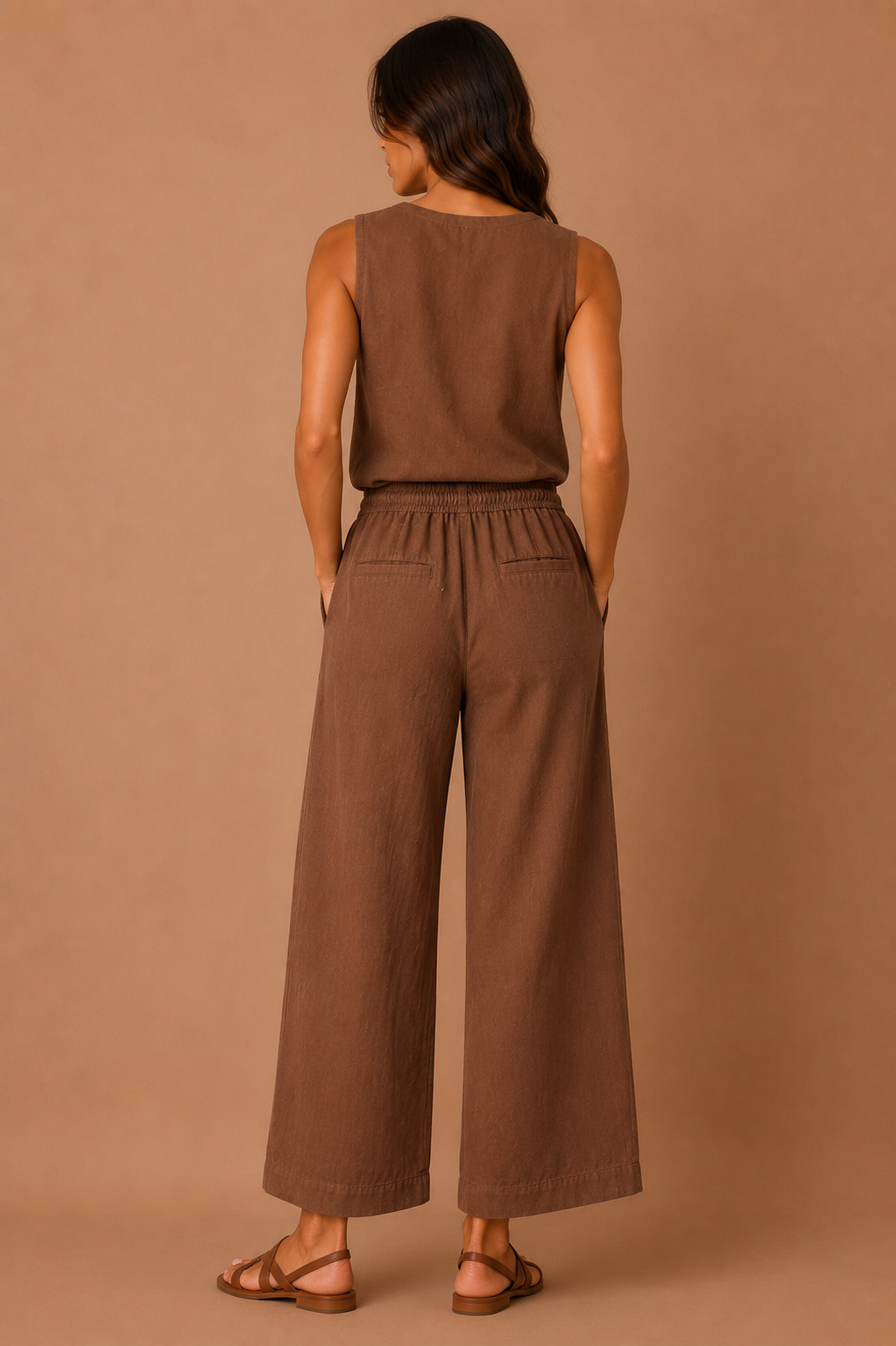 The Kit Linen Top + Pant Set - Sold Separately