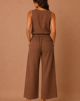 The Kit Linen Top + Pant Set - Sold Separately