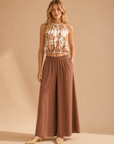The Adira Floral Halter Top