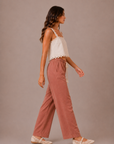 The Noa Clay Drawstring Barrel Pants