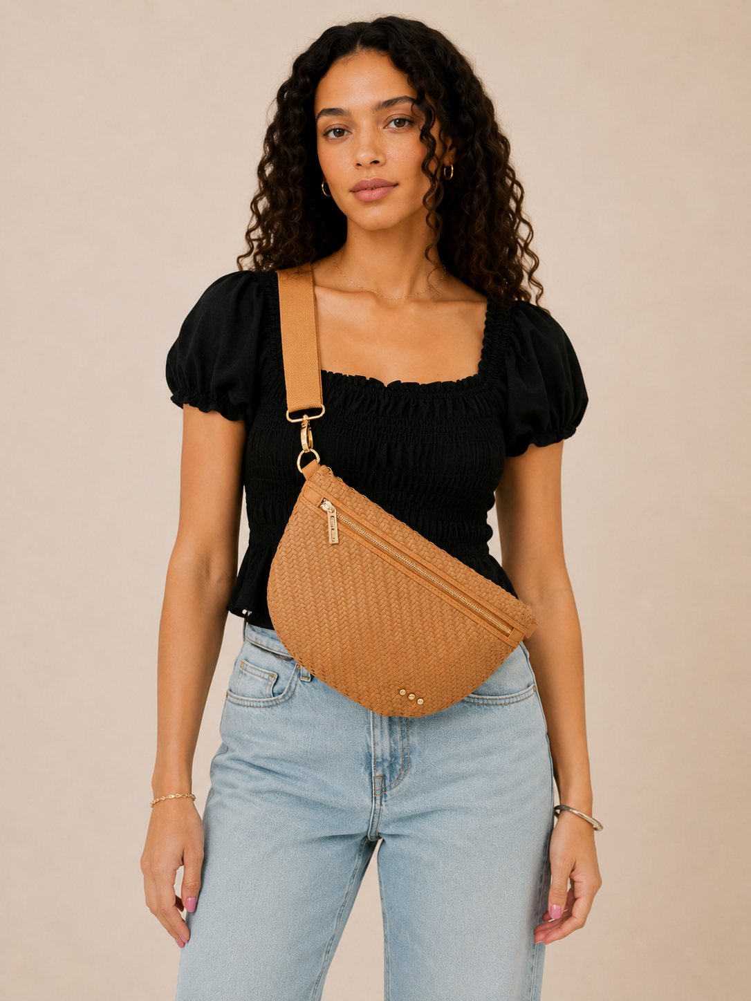 The Esme Woven Bum Bag