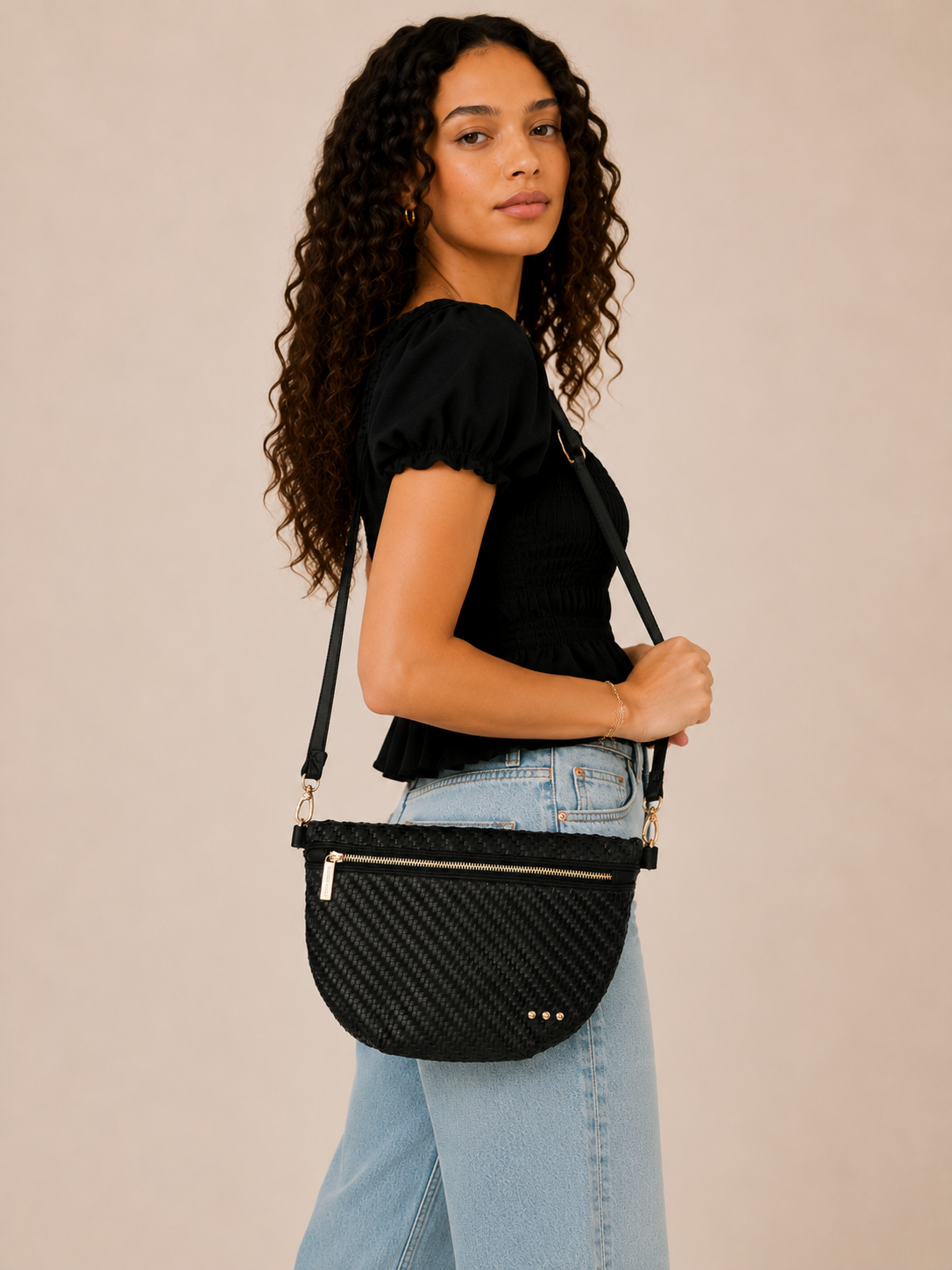 The Esme Woven Bum Bag