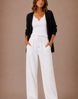 The Gale Black Dolman Sleeve Cardigan