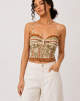 The Joshua Tree Smocked Crop Top