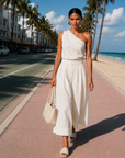 The Marta Linen Cropped Pants