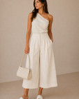 The Marta Linen Cropped Pants