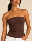 The Nova Chocolate Tube Top