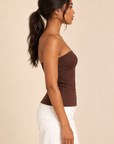 The Nova Chocolate Tube Top