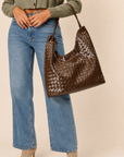 The Sabine Woven Hobo Bag