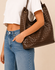 The Sabine Woven Hobo Bag