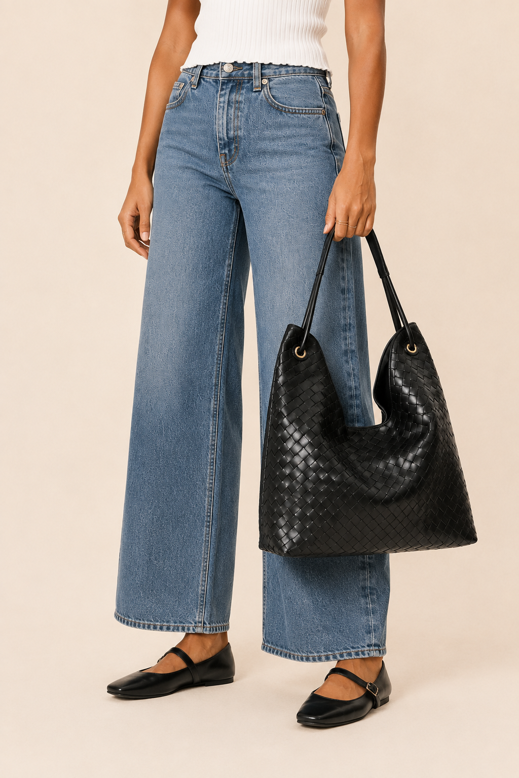 The Sabine Woven Hobo Bag