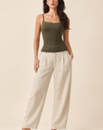 The Rue Deep Olive Tank Top