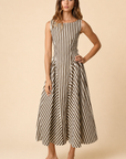 The Winnie Striped Maxi Dress