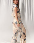 The Chauntel Botanical Cut Out Jumpsuit