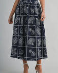 The Cleo Shell Embroidered Top + Skirt Set - Sold Separately