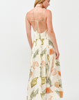 The Cordelia Rust Shell Maxi Dress